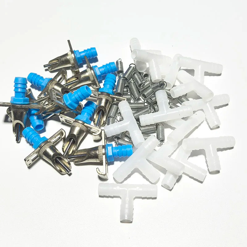 10/20pc Farm Animal Drinking Tools Rabbit Nipple Drinker, Rodent Automatic Waterer Feeder Equipment for 8mm Hose Farm Fountains