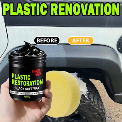 Ultimate Car Plastic and Trim Restorer – Back to Black Restores Faded Trim, UV Protection, Long-Lasting Ceramic Coating, Non-Gr
