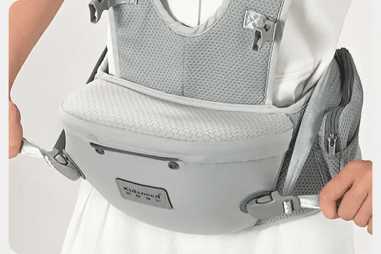 AIBEDILA Baby Carrier Waist Stool Ergonomic Kangaroo Baby Carrier with Knob Breathable Newborn Waist Stool 0-36M