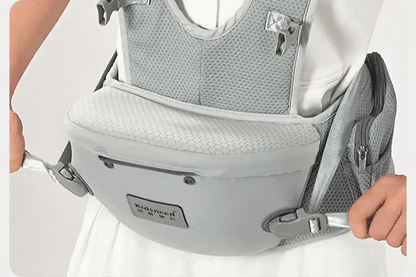 AIBEDILA Baby Carrier Waist Stool Ergonomic Kangaroo Baby Carrier with Knob Breathable Newborn Waist Stool 0-36M