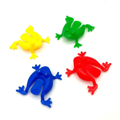 10-20Pcs Jumping Frog Bounce Fidget Toys For Novelty Assorted  Stress Reliever Toys For Birthday Gift Party Favor