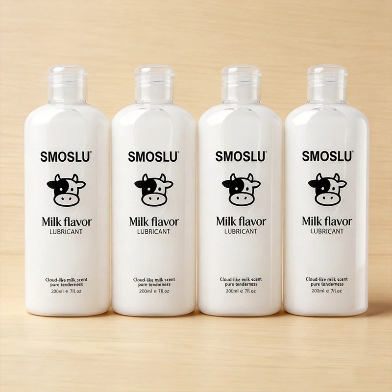 SMOSLU Creamy Milk Scent Water-based Lubricant – Silky Long-Lasting Lubrication for Vaginal & Anal Play – Gentle
