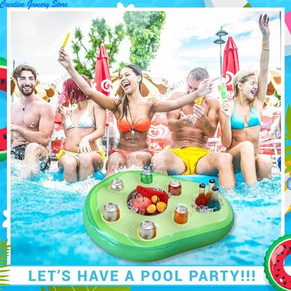Inflatable Floating Drink Holder for Pool Float Party Accessorie Cup Floties Adult  Swimming Pool Floating Decoration Beach
