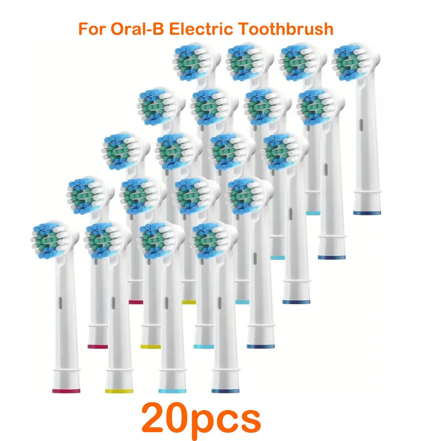 For Oral-B Dupont Bristle Electric Toothbrush Heads Whiten Teeth Daily Clean Soft Care Teeth Function D100 D25 D30 4/8/16pcs