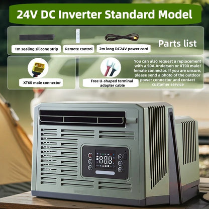 Portable Parking Air Conditioner Small Portable Car Energy Saving Air Conditioner Ductless: Hassle -Free for Car Window Mounting