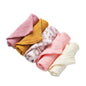 5 PcsWashcloth Facecloth Handkerchief Muslin Cloth Feeding Bib Infant Wash Hand Face Wipes Baby Cotton Square Towels G99C
