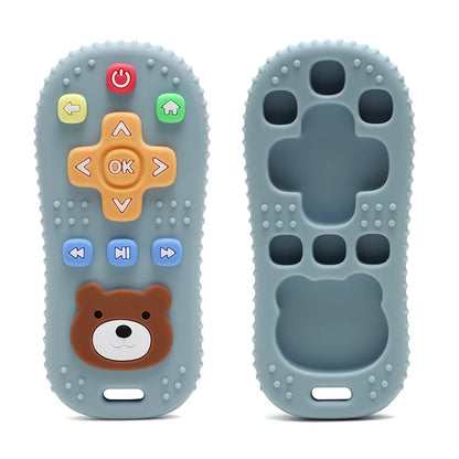Baby Teethers Remote Control Shape Silicone Molar Chewing Toys Silicone Teething Toys Infant Baby Gifts Newborn Accessories