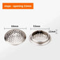 10pcs Round Cabinet Air Duct Vent Dia.19-53mm Stainless Steel Louver Mesh Hole Plug Decoration Cover Wardrobe Grille Ventilation