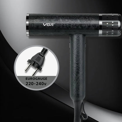 VGR Hair Dryer Professional Powerful Hair Dryer Low Noise Blow Dryer Leafless Electric Hair Blower Barber Salon Tools V-640HD