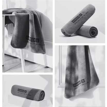 1-10PCS Car Wash Towel Ultra-fine Fiber Car Cleaning Cloth Soft Clean and Dry Cloth Edge Sealing Strong Water Absorption Rags