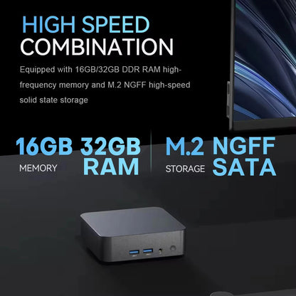 [3 Years Warranty]Mini PC Windows 11 Intel N150/i9 10980HK Desktop Gaming Computer PC 32GB RAM 1TB M.2 SSD WiFi 6 BT5.2 Pc Gamer