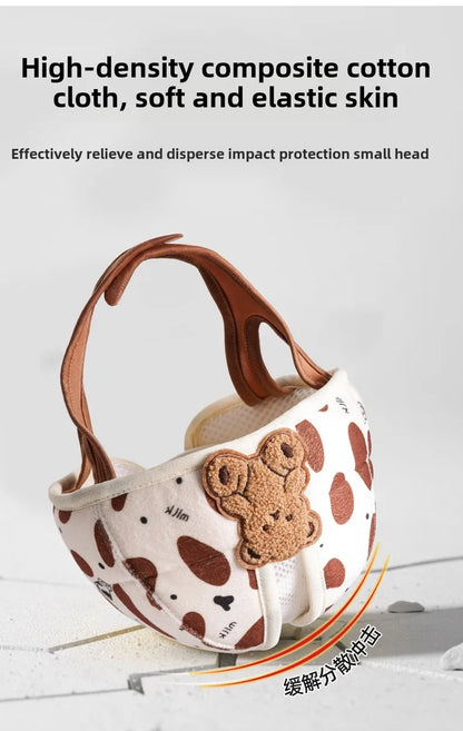 1-3T Toddler Baby Head Protector Safety Hat Cute Bear Bunny Baby  Prevent Injured Helmet  for Crawling Walking Learning Headgear