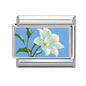 2025 Women's Fashion Colorful Flowers Oil Painting Style Series Italian Charms Fit 9mm Stainless Steel Bracelet DIY Jewelry Gift