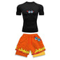 2025 Trendy Printed Compression Sports Suit Clothes Summer Men's Athletic Suit - Stylish Fitness Running Casual Two-Piece Set