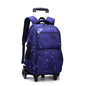 School Bag Kids Rolling Backpack for Boy Wheeled Backpack School Bag With Wheels Trolley Bookbag Carry on Luggage with Lunch Bag