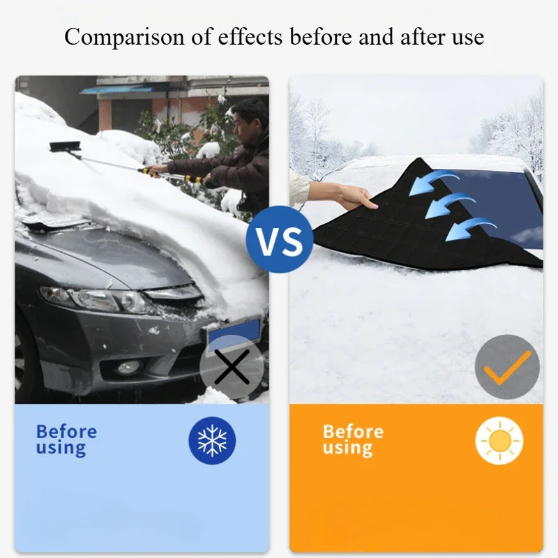 5-Layer Car Cover Hail Snow Shade Awning From Protective Dust Waterproof Exterior Protect Anti UV Outdoor Protector Covers