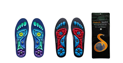 Plantar Acupoint Massage Insoles Men Women Magnetic Therapy Massage Insole Arch Support Orthopedic Shoe Pads 2Pcs/4Pcs