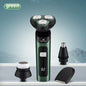 Men's Electric Shaver Intelligent Digital Display Waterproof Full Body Wash High Power Rechargeable Beard Trimmer