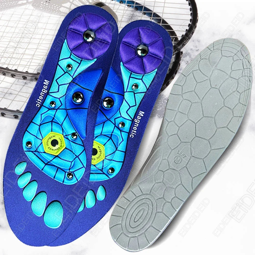 Magnetic Massage Insoles Acupressure Inserts Arch Support Orthopedic Acupressures Shoes Pads Relieve Tired for Men Women Unisex