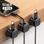 Joyroom Magnetic Cable Clips Cable Smooth Adjustable Cord Holder Cable Management Wire Keeper Under Desk Cable Organizer Holder