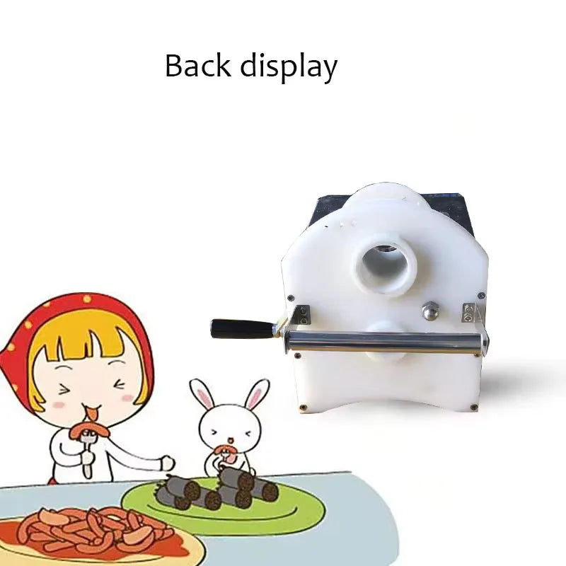 Hand-cranked automatic Food Material Portable Manual Sausage Twisting Machine Sausage Knotting Tying Binding Linker Machine