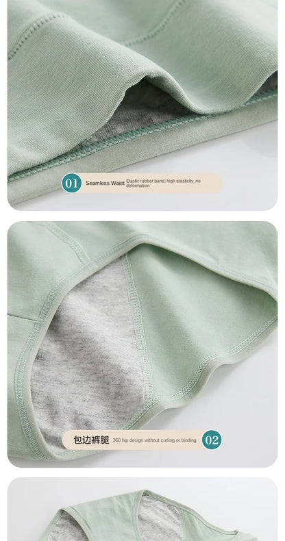 Panties for Menstruation Cotton Menstrual Panties High Waist Period Underwear Culotte Menstruelle Leak Proof Bragas Menstruales