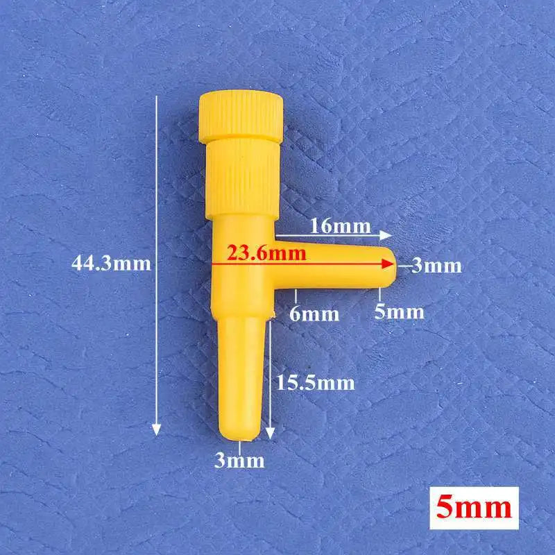 5/10/20pcs Aquarium Air Flow Control Valve Tap Fish Tank Air Water Flow Regulator Hose Connector Control Valve Oxygen Tube