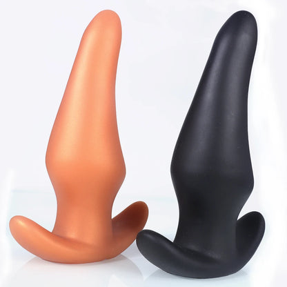 Wearable Anti Drop Soft Anal Plugs Prostate Massage Liquid Silicone Huge Butt Plug Anal Training Comfortable To Wear Butt Plug