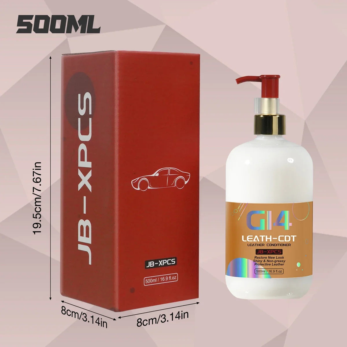 G14 Car Leather Conditioner Agent Restore New Look Protective Leather Clean Refresh Restoration Agent Black Shine Seal Brighten