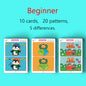 Children's Educational Games, Focus and Observation Training, Spot the Difference, from Hyperactivity to Concentration, Educational Game Cards, Can Be Wiped Off and Reused, Suitable for Holiday Gifts