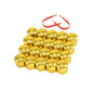 17mm/19mm/21mm 20Pcs Car Wheel Nut Caps Protection Covers Caps Auto Hub Screw Cover Black Car Tire Bolt Nut Cap Tyre Decoration
