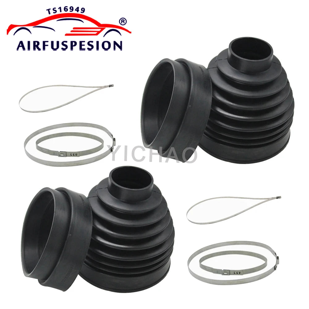 2 Sets Front Air Shock Absorber Rubber Dust Cover For LR3 LR4 Discovery 3 4 Range Rover Sport RBG500010 RNB501580 2005-2013