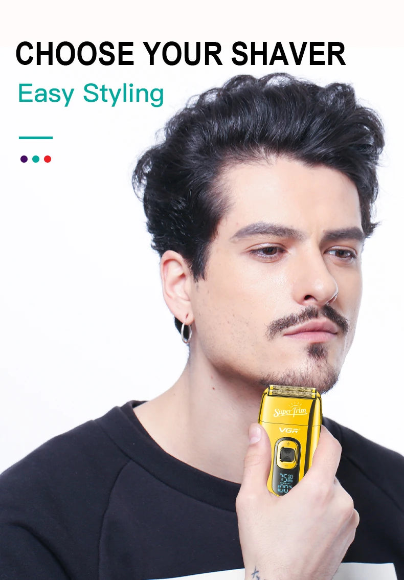 VGR 332 Electric Razor Electric Shaver Rechargeable Shaving Machine for Men Shaver Beard Razor Beard Trimmer Hair Trimmer