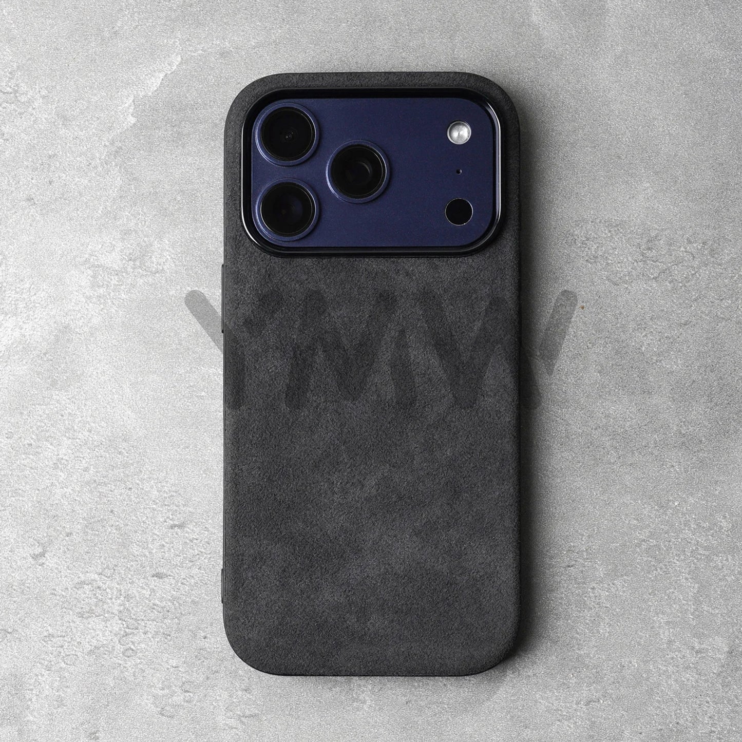 for ALCANTARA Case for iPhone 18 17 16 15 Pro Max Supercar Same Suede Leather Compatible with MagSafe Business Luxury Cover