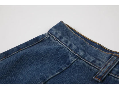 Korean Style Slim Bodycon Blue Skirts For Women 2026 Spring Summer New High Waist Split Denim Midi Skirt
