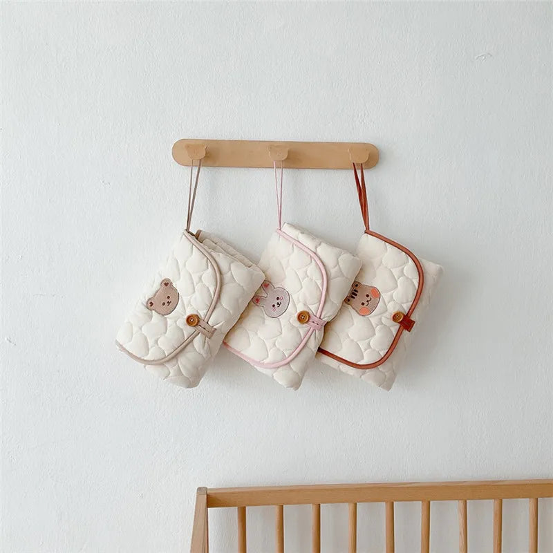 Foldable Baby Diaper Changing Pad Waterproof Newborn Nappy Changing Mat Travel Diaper Change Sheet Bedding Urine Pads Breathable