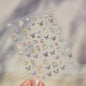 Lovely Animal Graffiti Cat Claw Rabbit Bunny Bear Dog Flower Fruit Dim Sum Candy Sunflower Adhesive 5D Nail Art Stickers Decal
