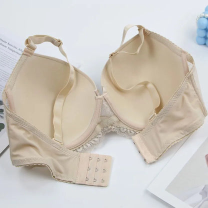 DaiNaFang Push Up Breathable Bras Bow 34/75 36/80 38/85 40/90 42/95 44/100 BCDE Cup Underwear For Women Plus Size Lingerie