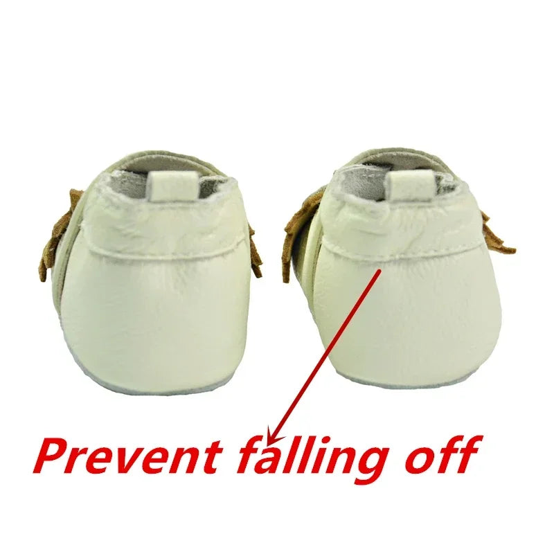 Toddle Baby Shoes Newborn Infant Shoe Boys Girls Soft Genuine First Walkers Baby Moccasins 0-24Months Cowhide Bottom Skid-Proof