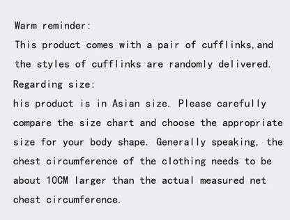 Embroidered French Cufflinks Men's Long-Sleeve Shirt with Collar Pins, Big Collar Dress Shirt for Business Formal Wear, Gentlema