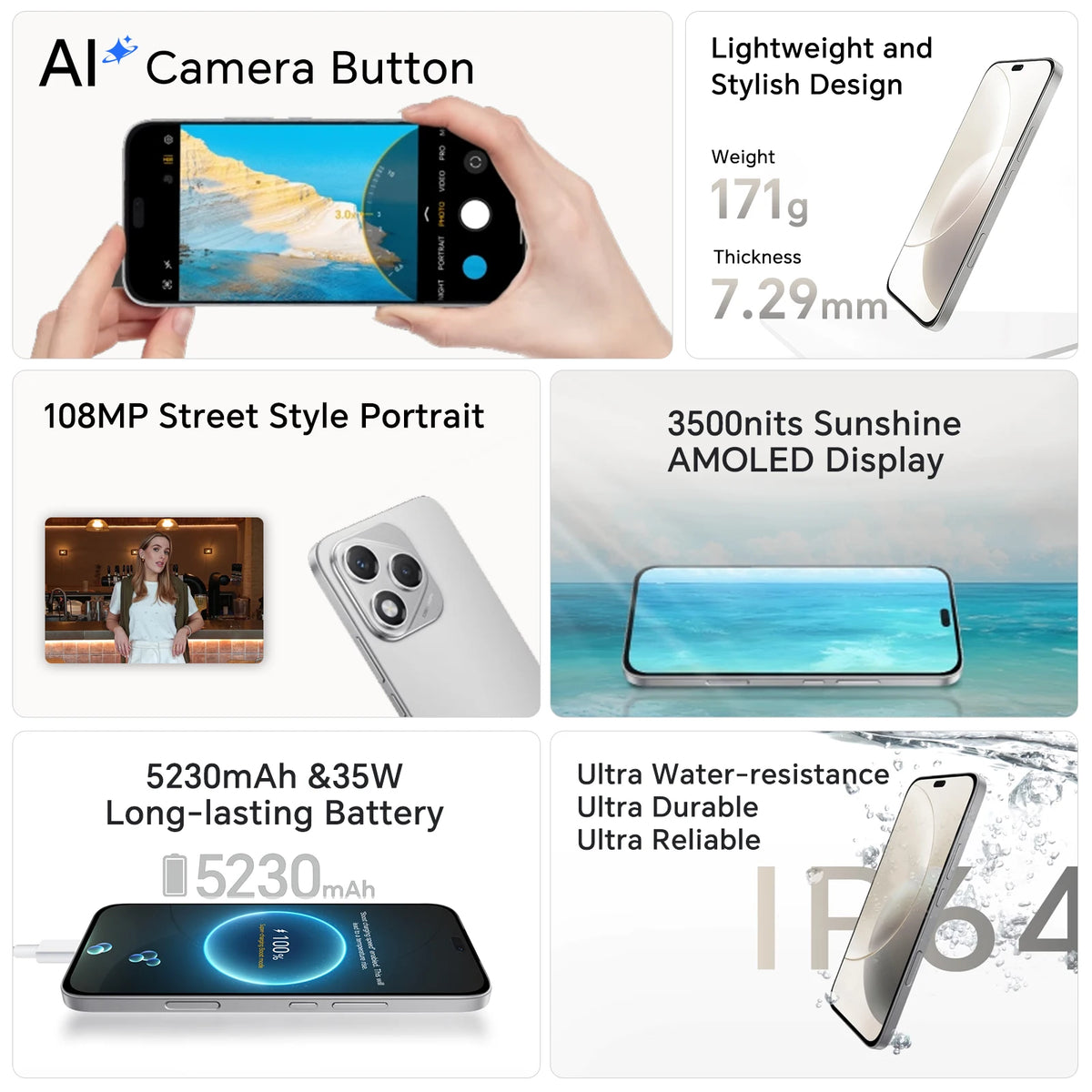 HONOR 400 Lite 5G, EU Version, 5G Smartphone, 108MP Main Camera,MTK Dimensity 7025-Ultra,5230 mAh Battery, 6.7 inches AMOLED