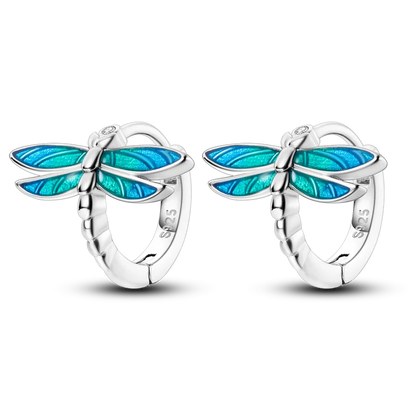 925 Sterling Silver Earrings Jewelry Hoop Flower Ear Studs Campanula Sparkling Pave Earring Wedding Gift For Women Anniversary