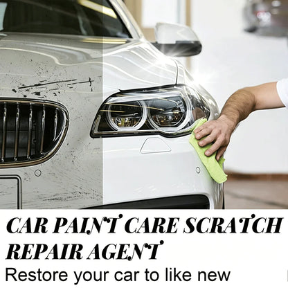 Car Wheel Hub Scratch Refurbishment Paste, Tire Rim Scratch Paint Repair Paste - Aluminum and Steel Rings Dent Restore Care