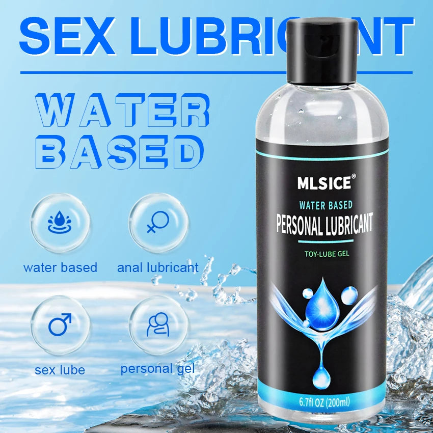 Anal Semen Lubricant Ice Hot Feeling Gay Lesbian Anal Room Affair Erotic Sex Adult Products Masturbated Toy Lube Water-based Gel