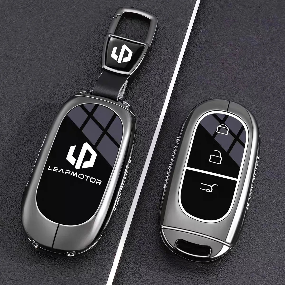 Car Zinc Alloy TPU NFC Card Key Cases Holder Cover Chain For Leapmotor C16 C11 C10 C01 B10 T03 S01 Car Accessories Styling
