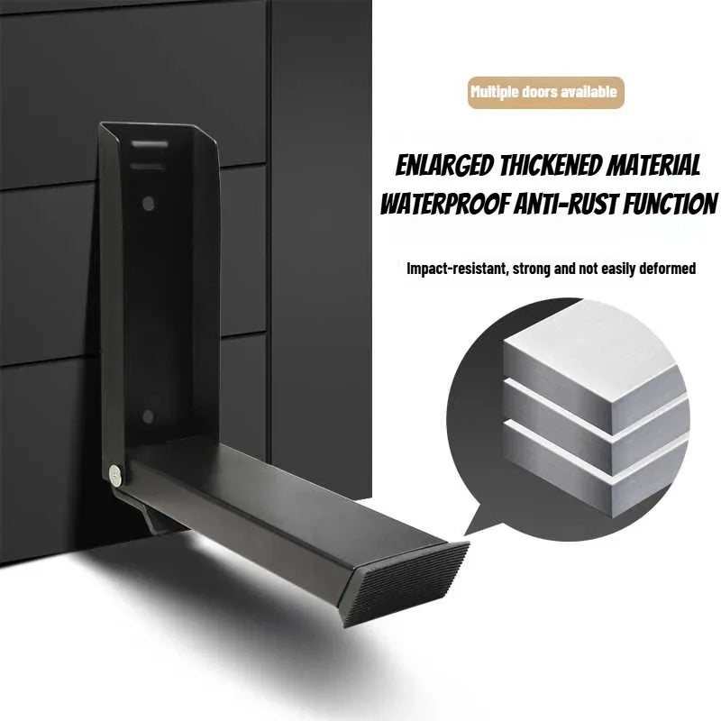 Stainless steel foot-mounted door arrester automatic door arrester safety windproof anti-slip card magnetic suction door clip