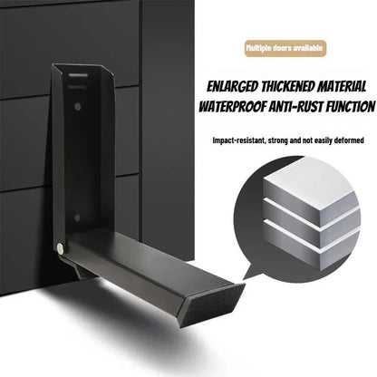 Stainless steel foot-mounted door arrester automatic door arrester safety windproof anti-slip card magnetic suction door clip