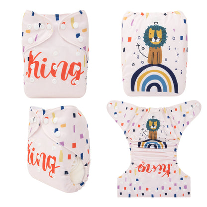 U Pick ALVABABY Digital Position Cloth Diapers Baby Reusable Modern Cloth Nappy for Baby with 1pc Microfiber Insert