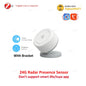 Zigbee 24G Mmwave Radar Presence Sensor Human Detector Motion/Static Detection For Tuya Z2M Smart Home Security Automation Alarm