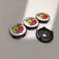 4pcs Fiat 500 Abarth Lancia Car Wheel Center Hub Cap Car Wheel Center Caps Hubcap Cover 60mm